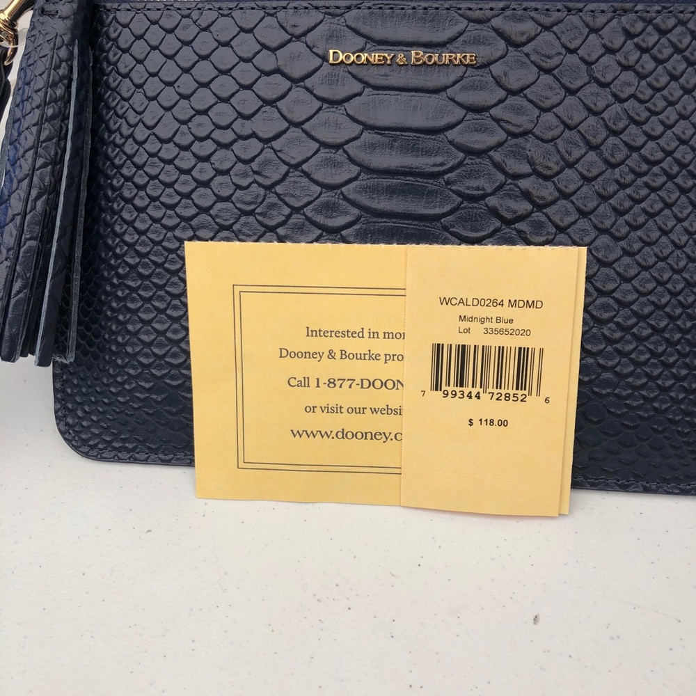 Dooney & Bourke Crocodile Richmond Clutch